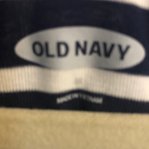 Navy/white stripe luxe knit top. - Picture 2 of 5